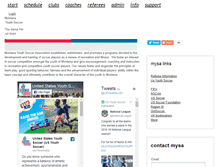 Tablet Screenshot of montanayouthsoccer.org
